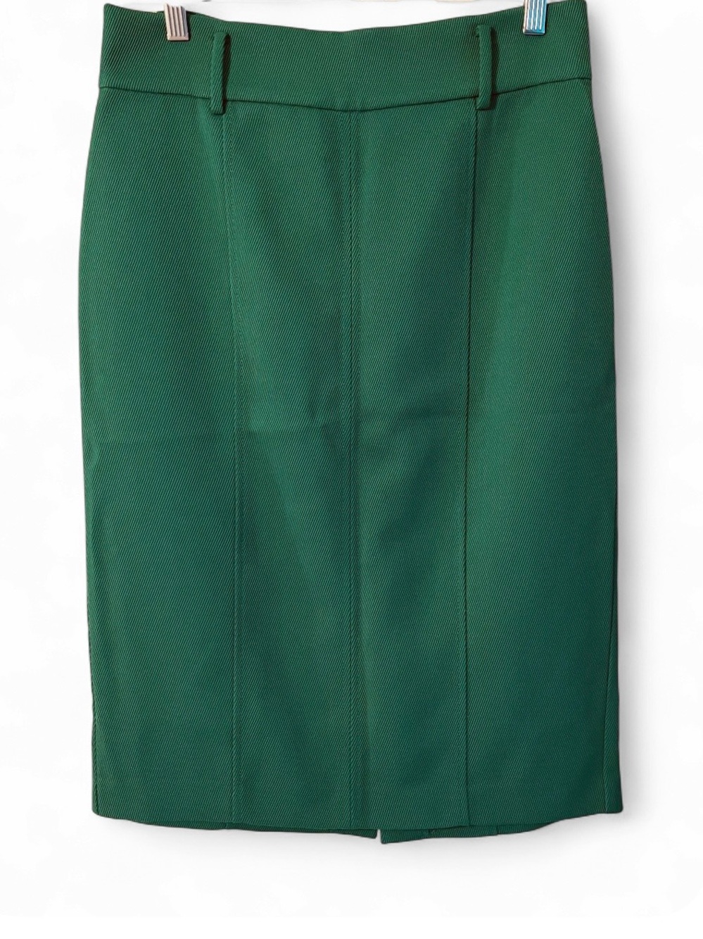 Ann Taylor Emerald Green Tailored Pencil Skirt
